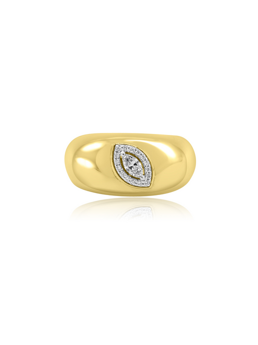 Diamond & Gold Band