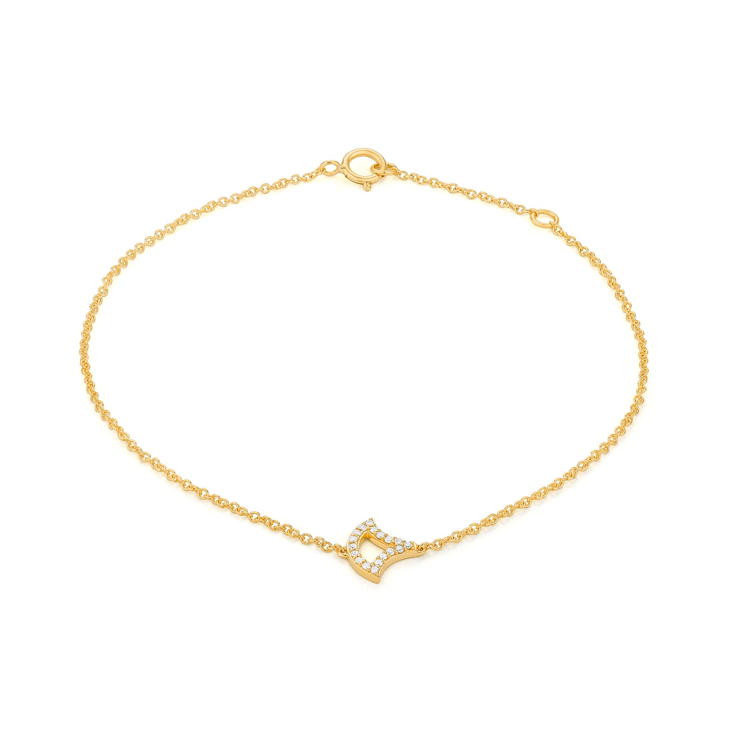Diamond Fan-Inspired Bracelet