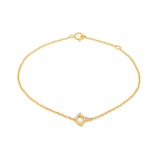 Diamond Fan-Inspired Bracelet