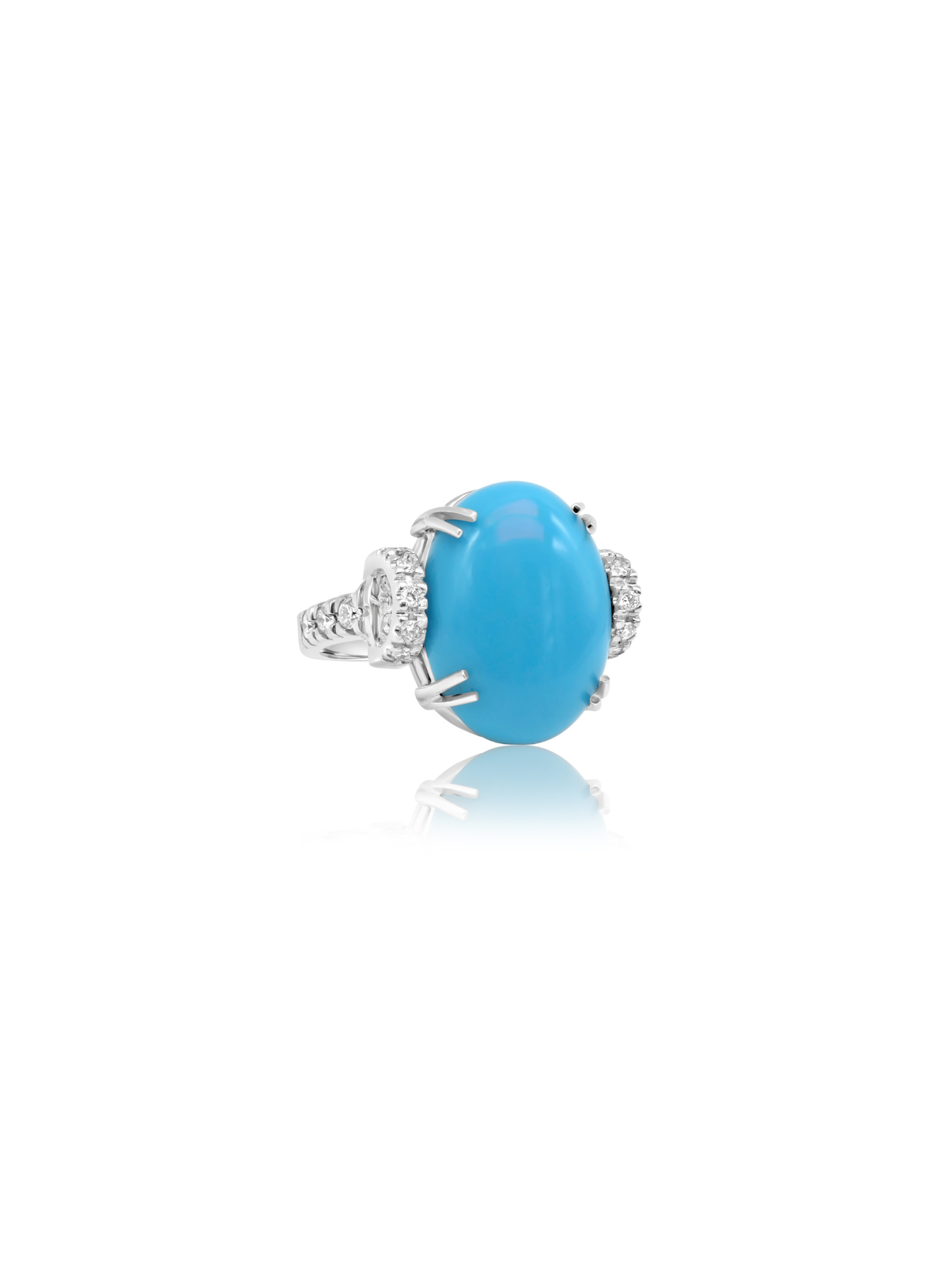 Turquoise Diamond Ring