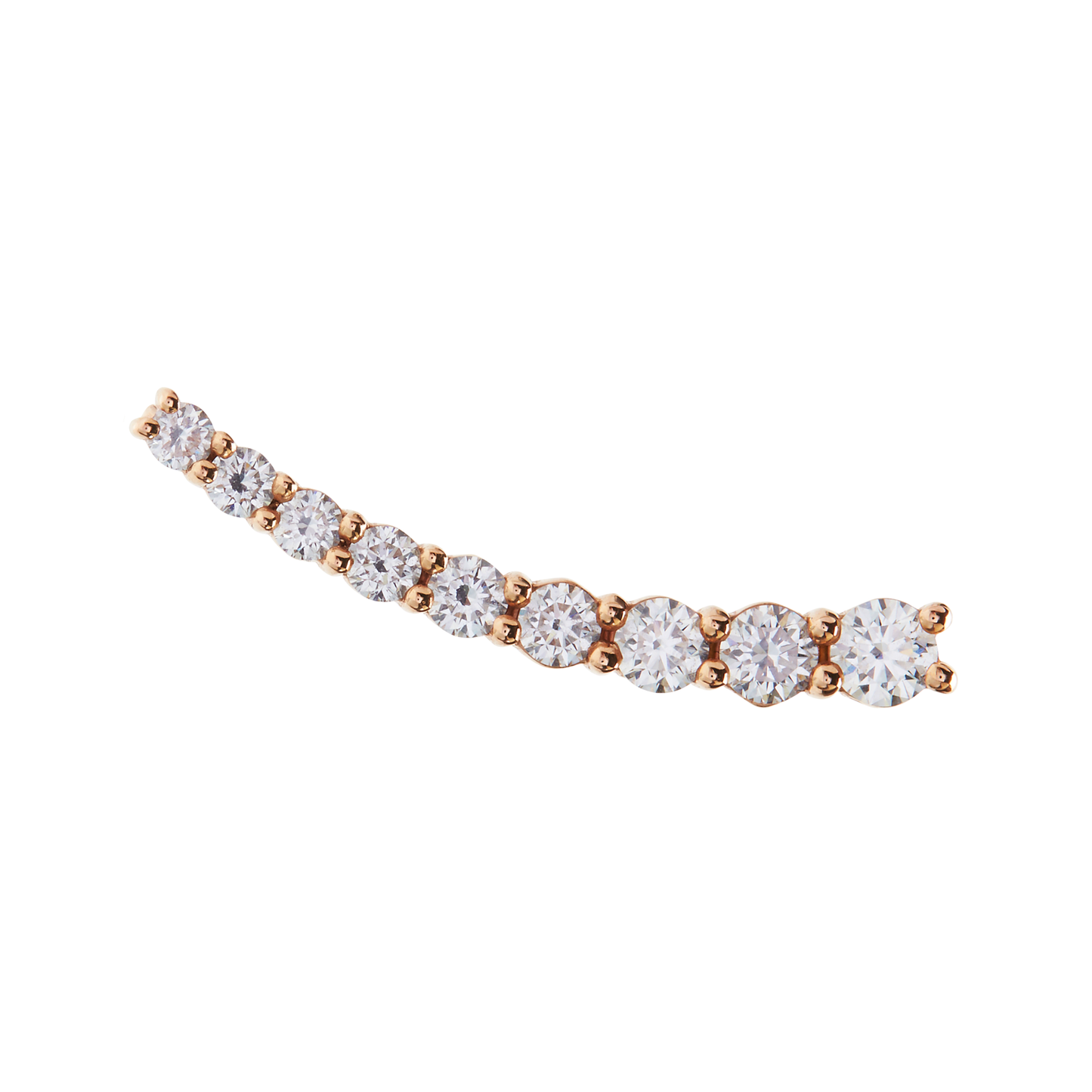 Diamond Ear Cuff - Left