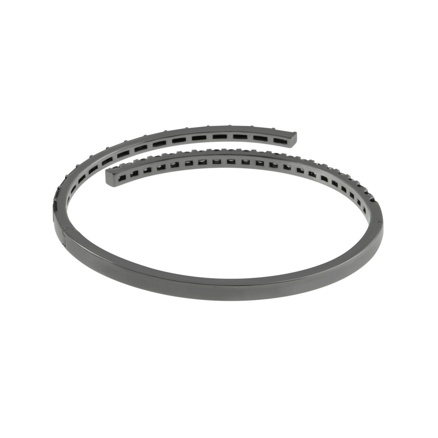 Eclipse Black Diamond Bangle