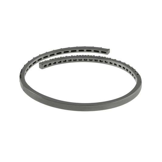 Eclipse Black Diamond Bangle