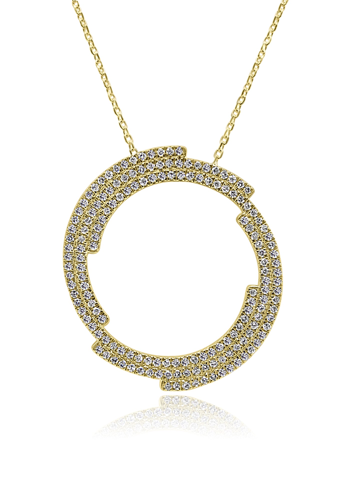 Diamond Circle Necklace