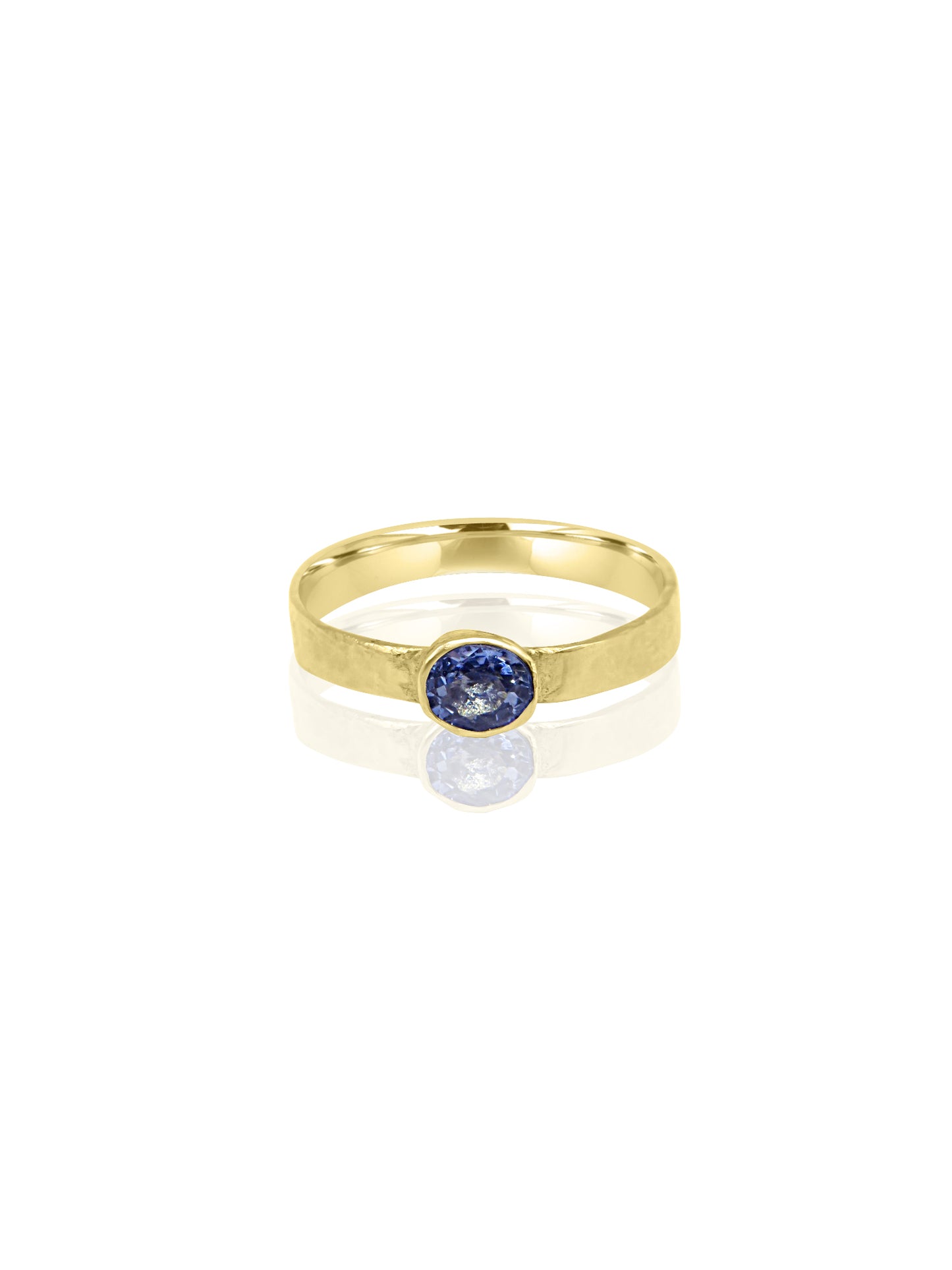 Blue Sapphire Gold Ring