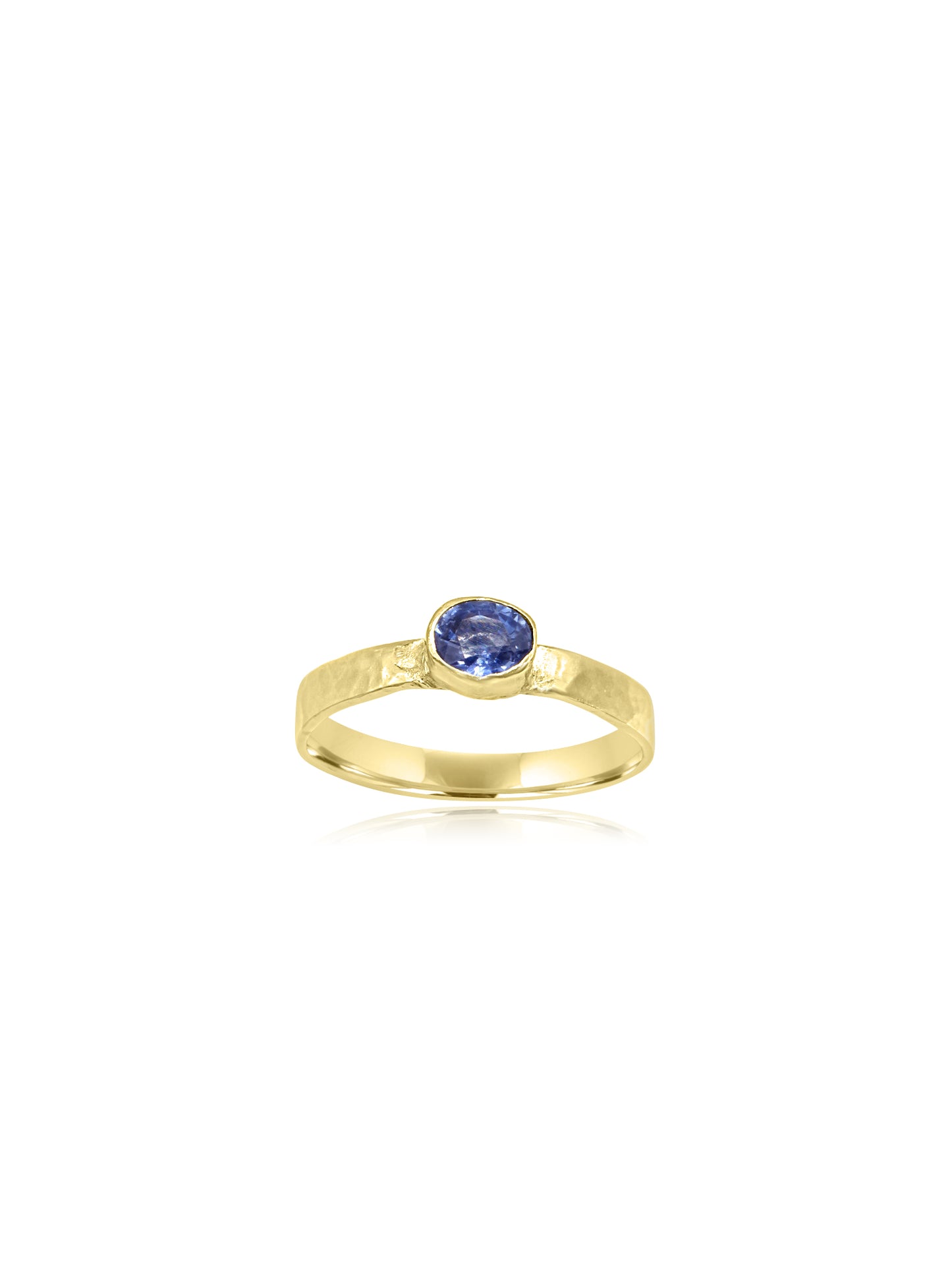 Blue Sapphire Gold Ring