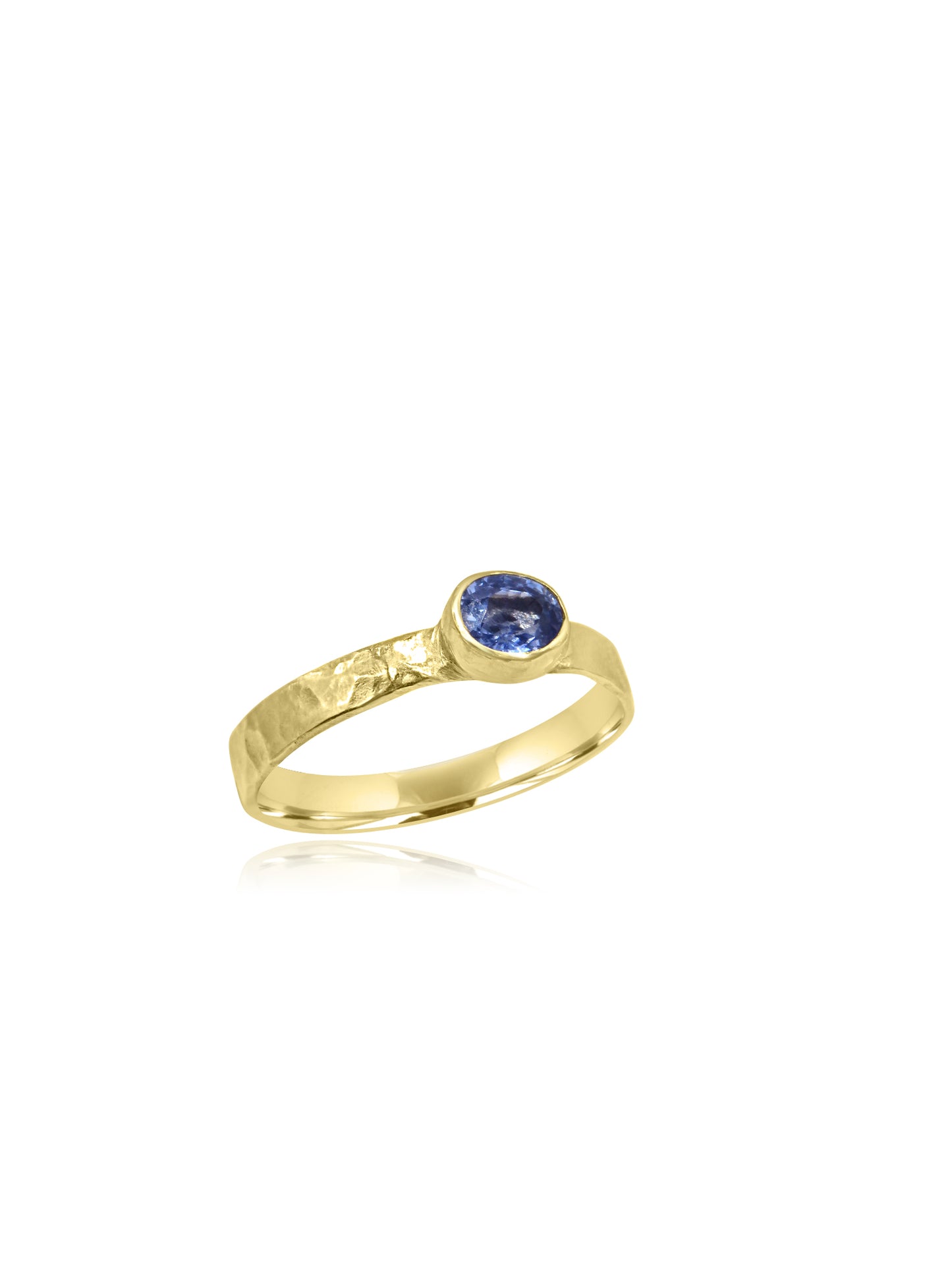 Blue Sapphire Gold Ring