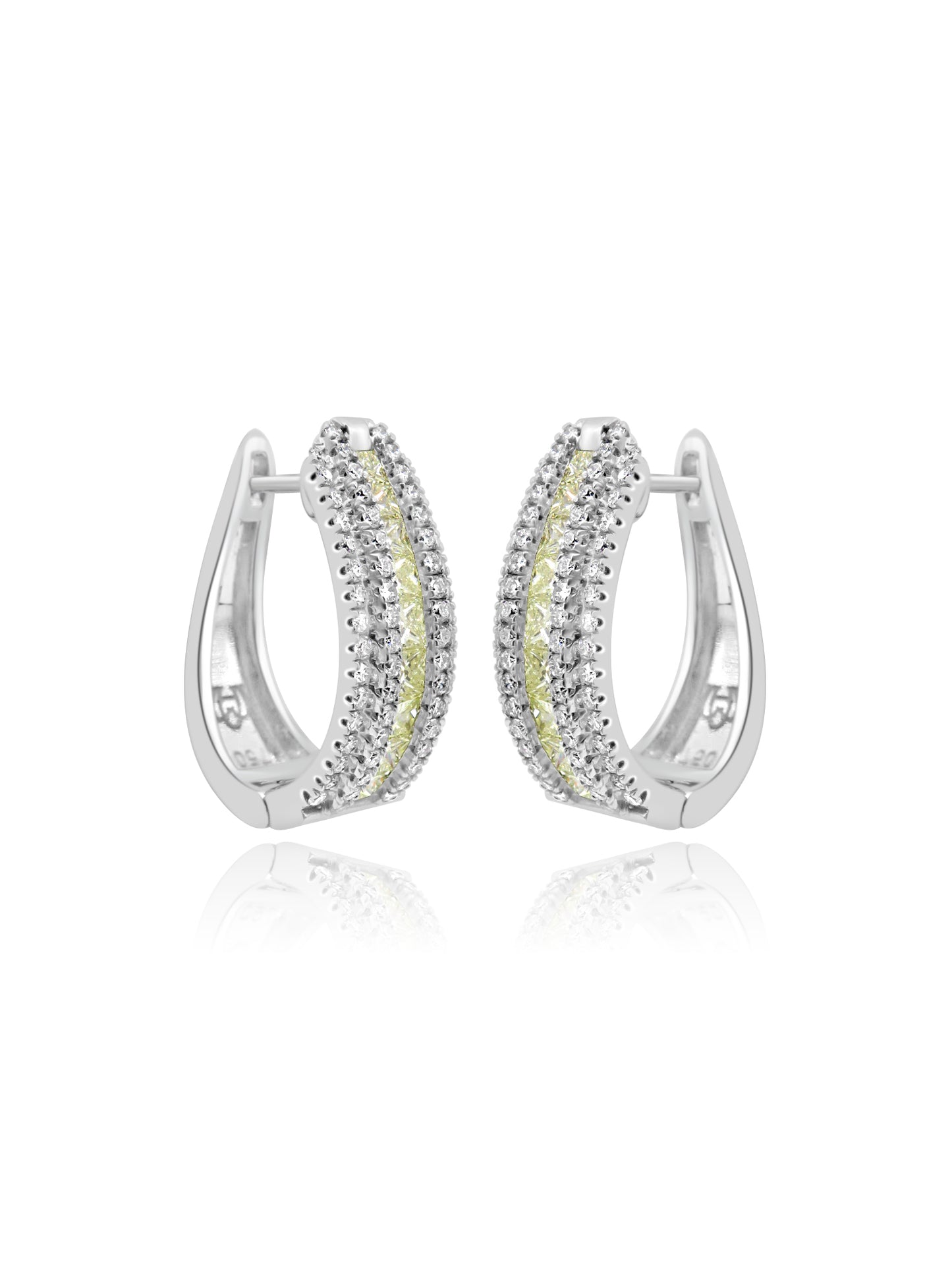 Diamond Hoop Earrings