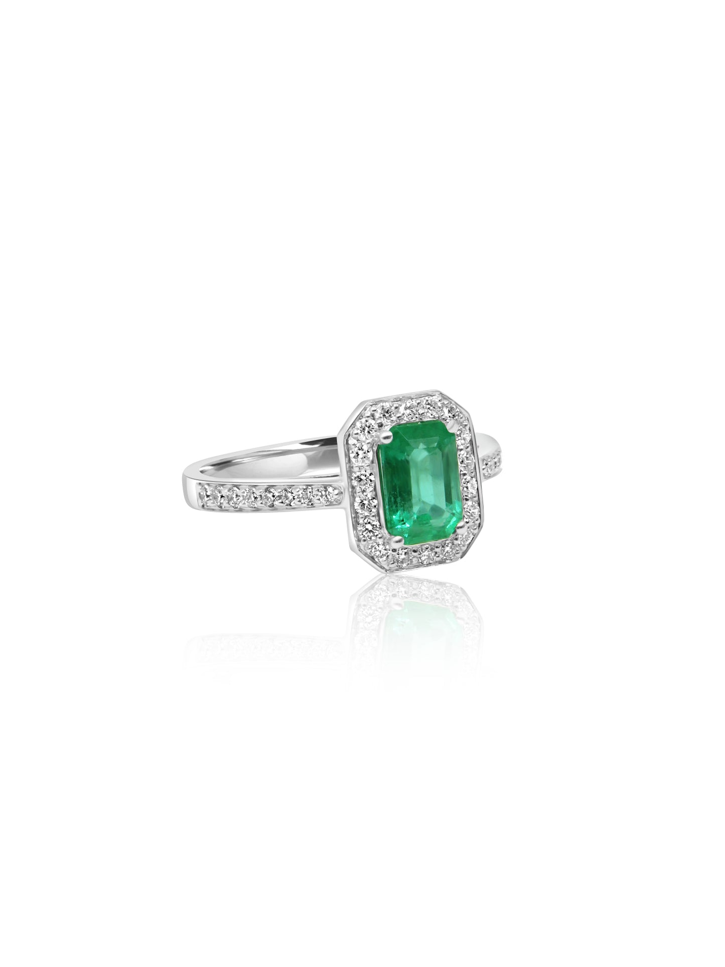 Emerald & Diamond Ring