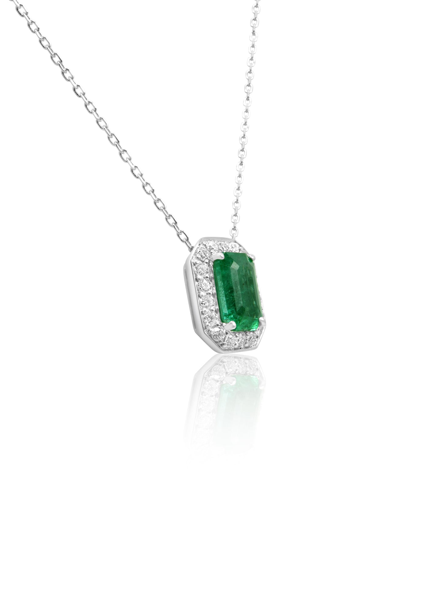 Emerald & Diamond Necklace