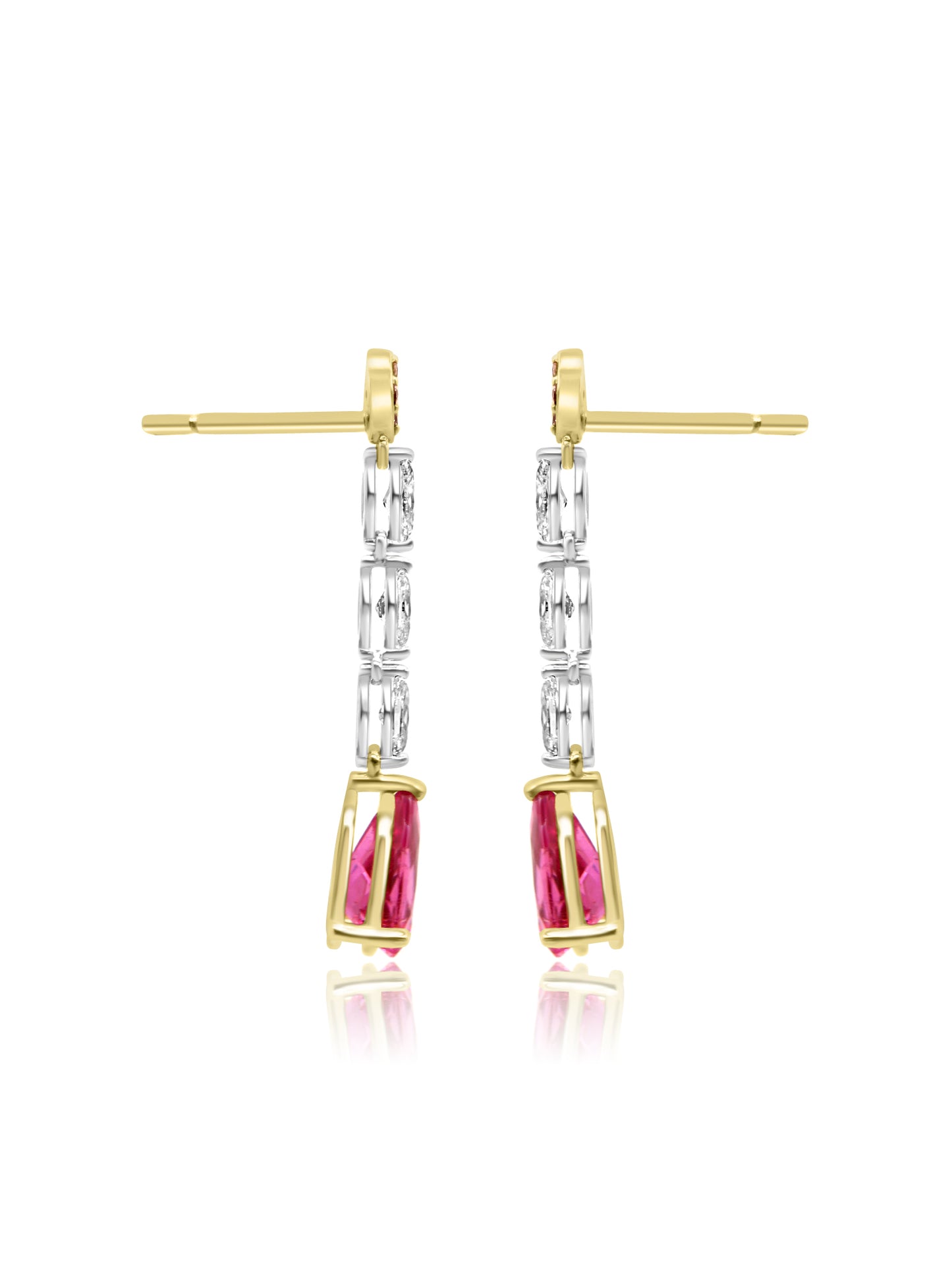 Rubylite Drop Earrings