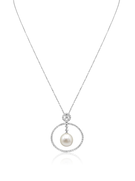 Pearl & Diamond Pendant