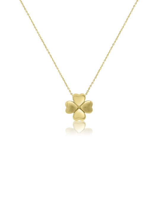 Yellow Gold Clover Leaf