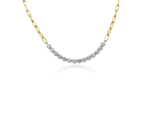 Gold and Diamond Necklace