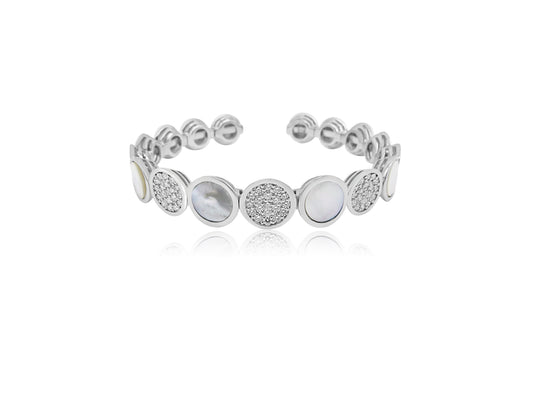 Gold and Diamond Bangle