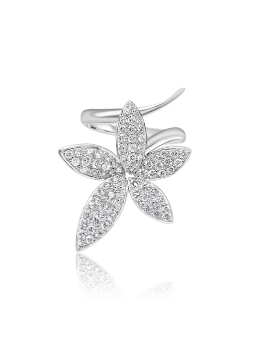 Flower Spiral Ring