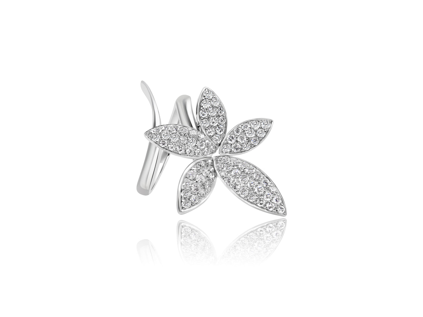 Flower Spiral Ring