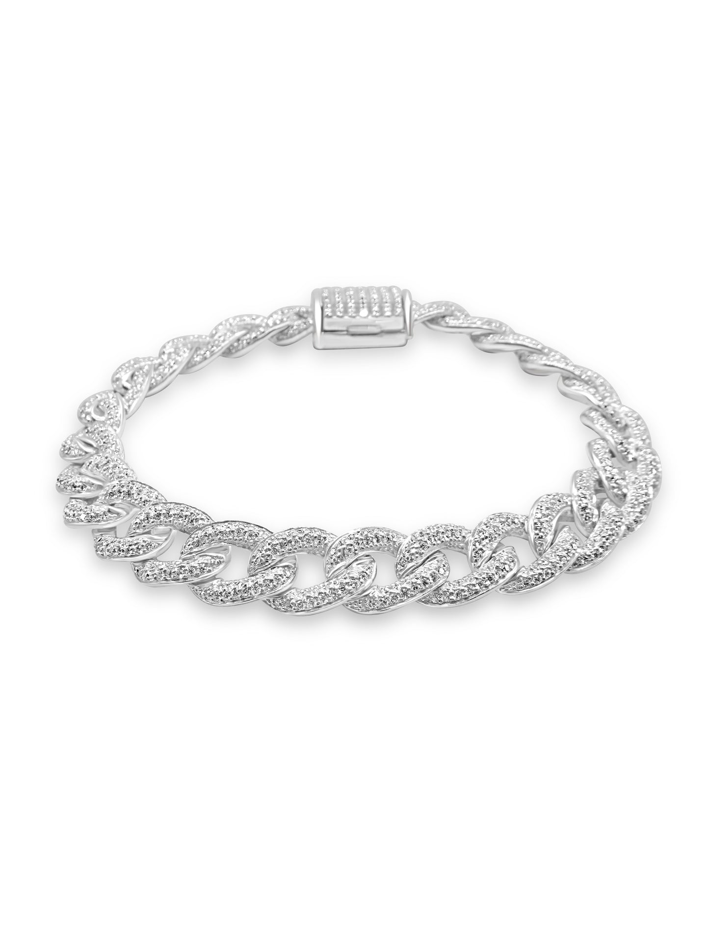 Diamond Curb Chain Bracelet