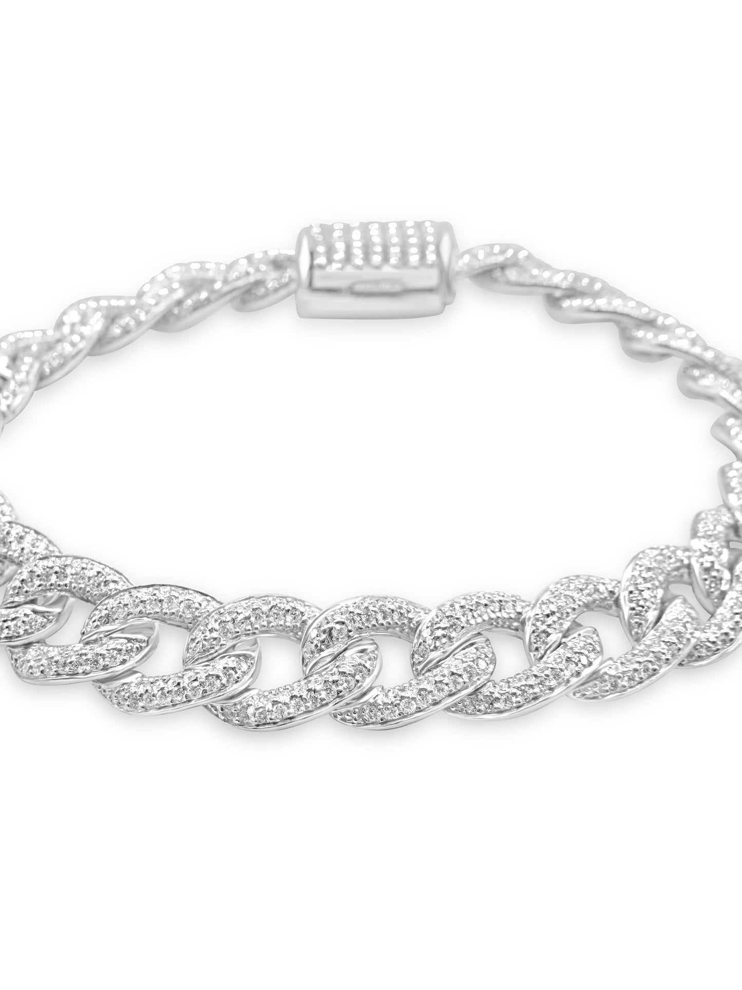 Diamond Curb Chain Bracelet