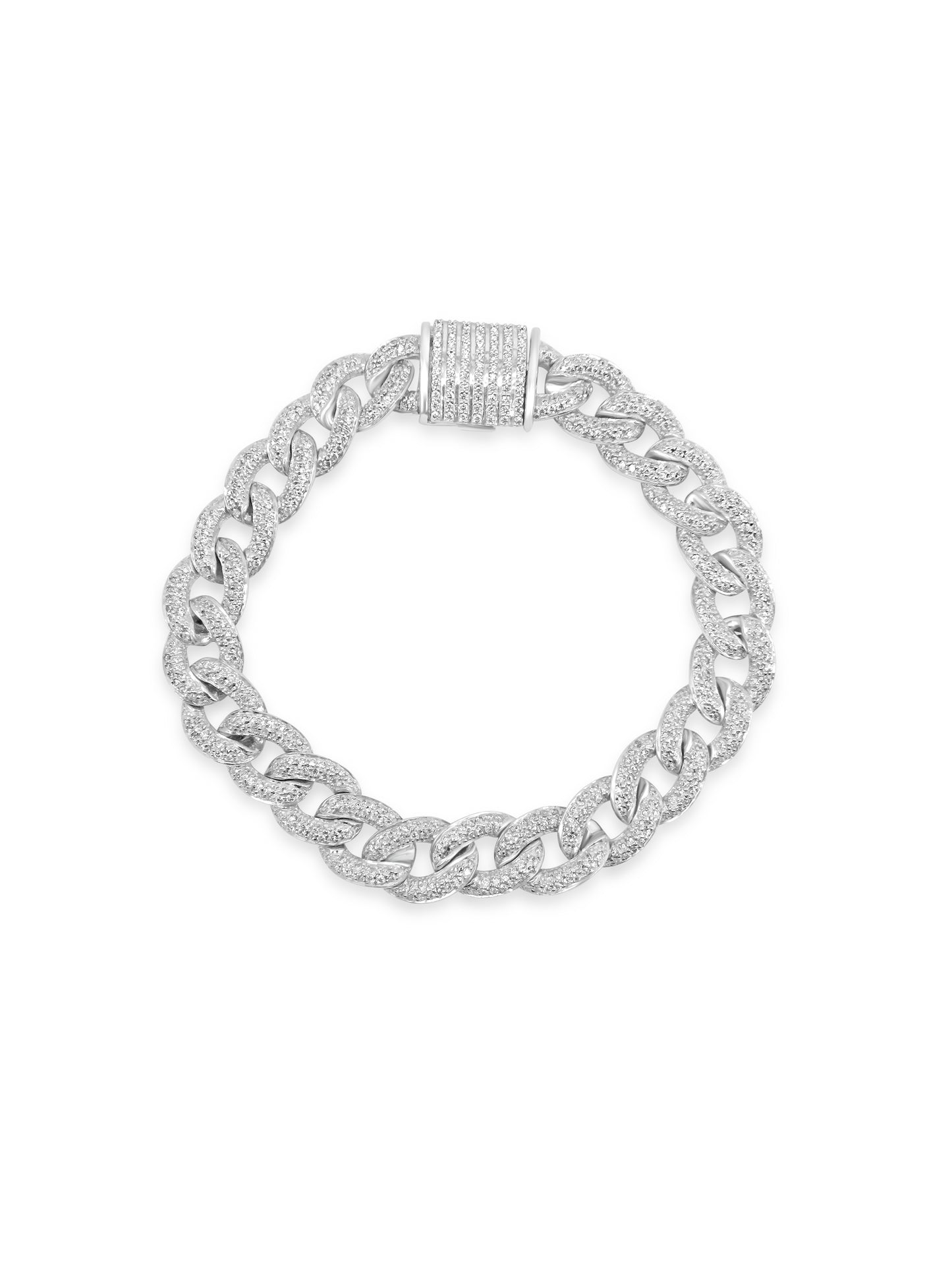 Diamond Curb Chain Bracelet