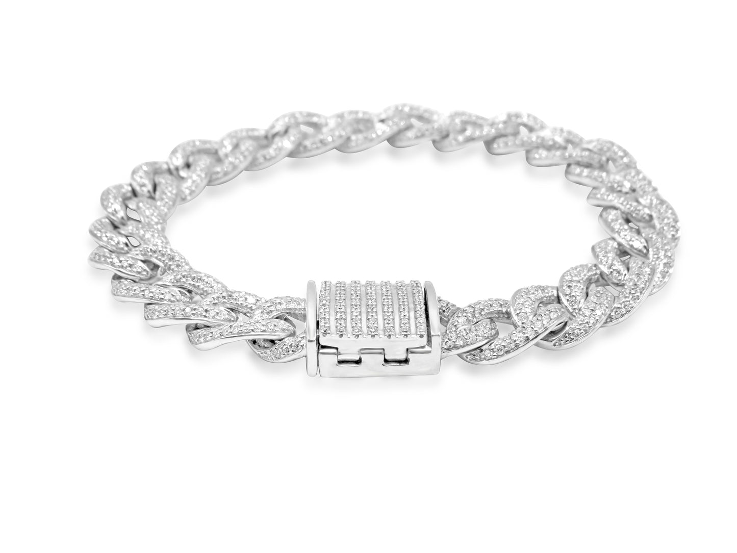 Diamond Curb Chain Bracelet