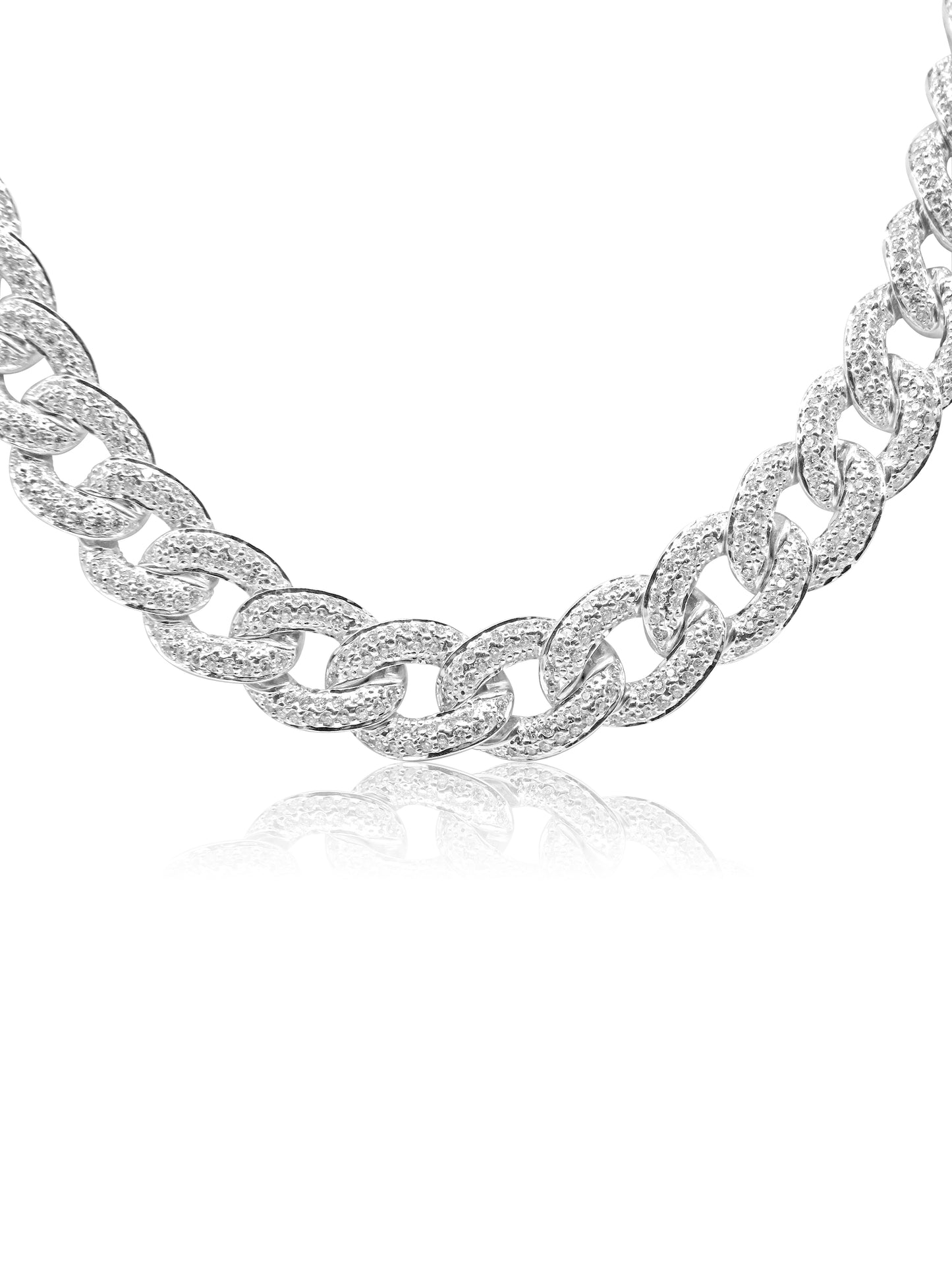 Diamond Curb Chain Necklace