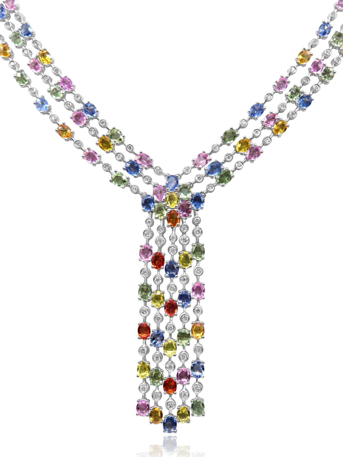 Multicolour Sapphire Necklace