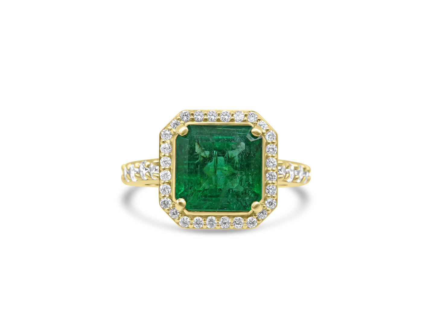 Emerald & Diamond Ring