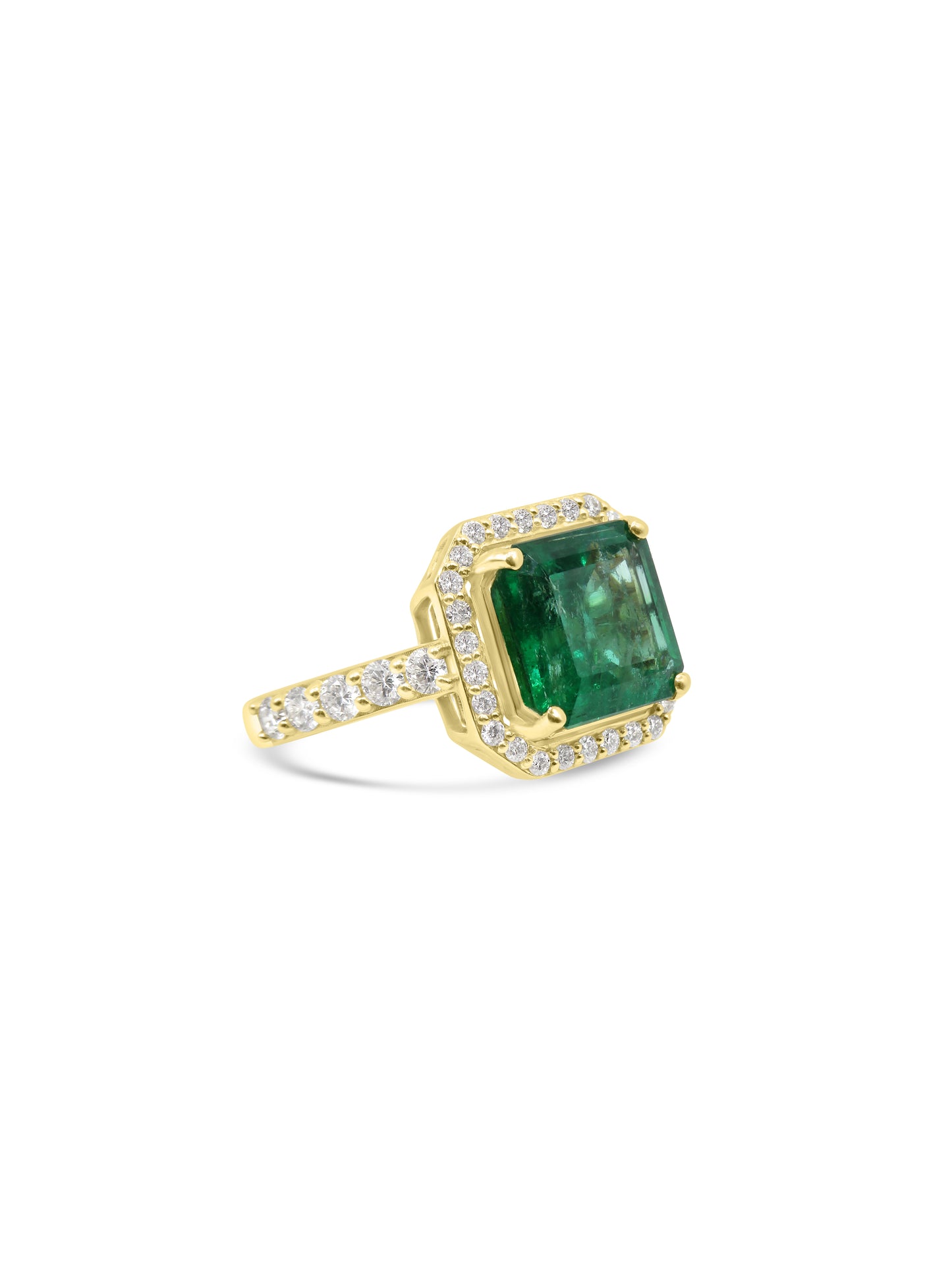 Emerald & Diamond Ring