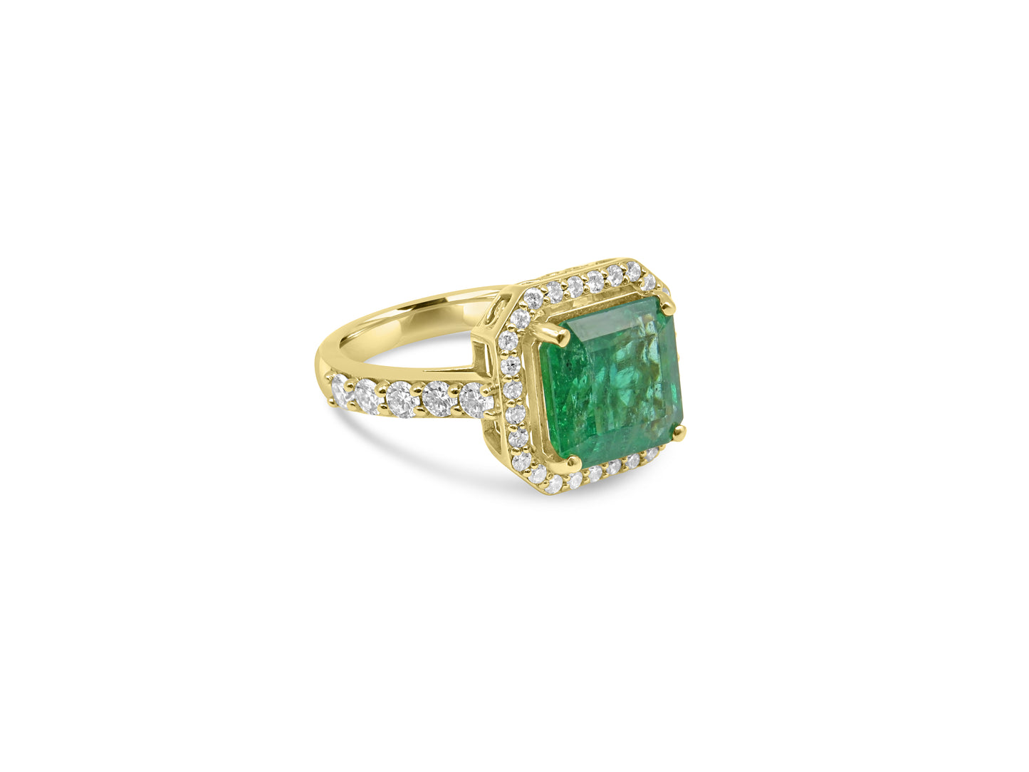Emerald & Diamond Ring