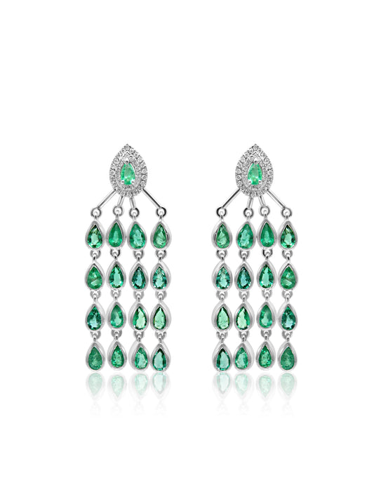 Emerald Drop Earrings