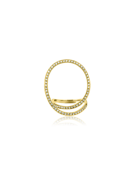 Gold and Diamond Ring