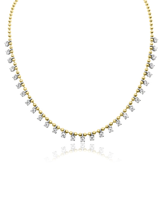 Gold and Diamond Necklace