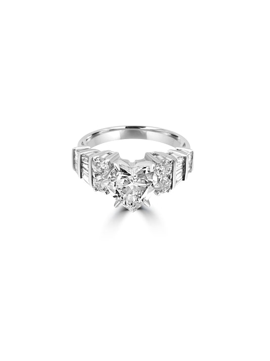 Heart Diamond Ring