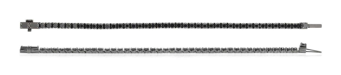 Riviera Black Diamond Tennis Bracelet