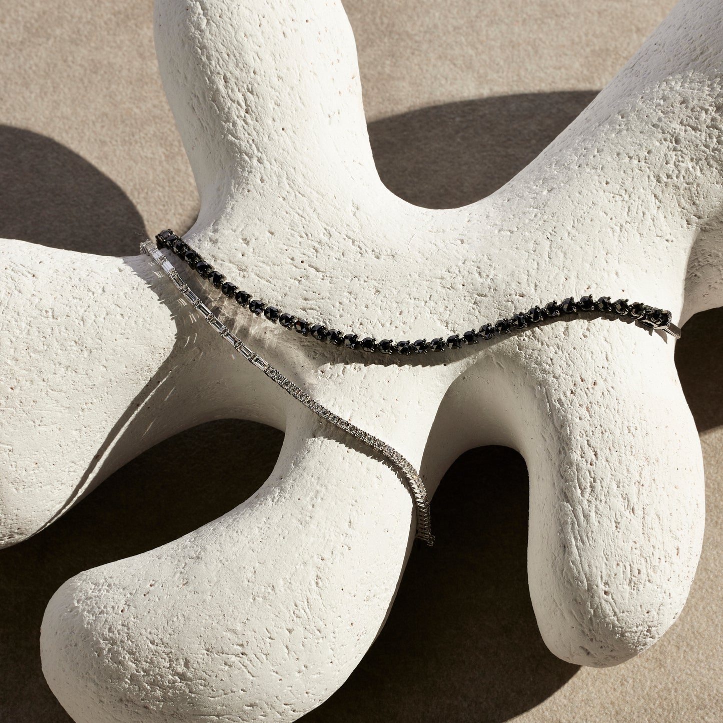 Riviera Black Diamond Tennis Bracelet