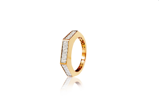 Gold and Diamond Ring