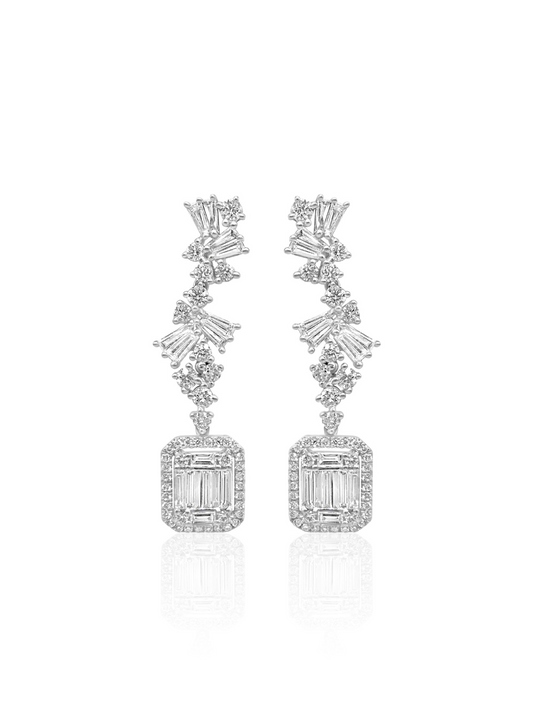 Diamond Drop Earrings