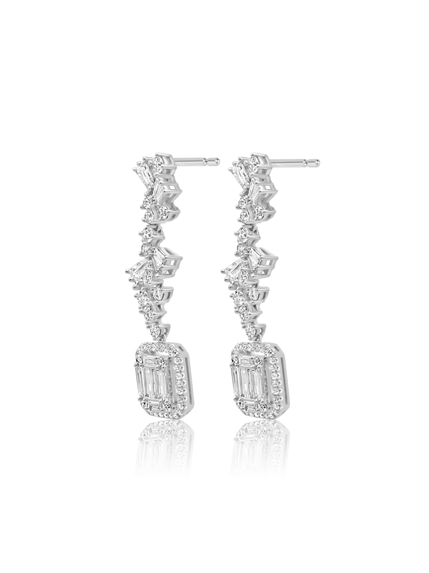 Diamond Drop Earrings