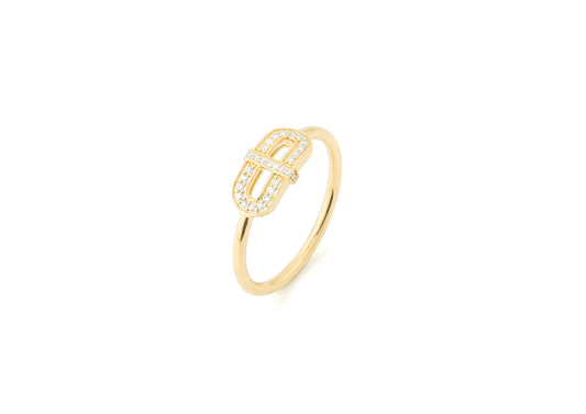 Gold and Diamond Ring