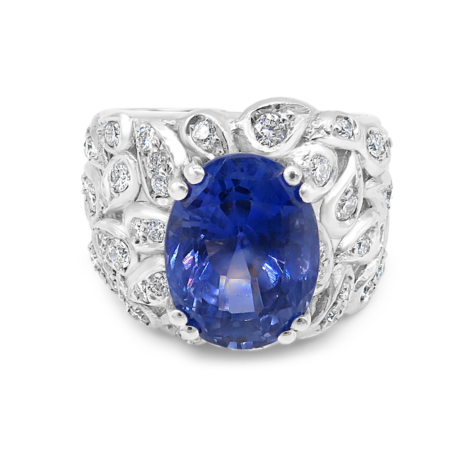 Sapphire and Diamond Ring