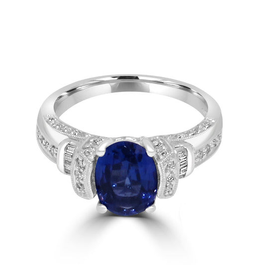 Gold Tanzanite Ring