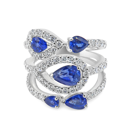 Diamond and Sapphire Ring