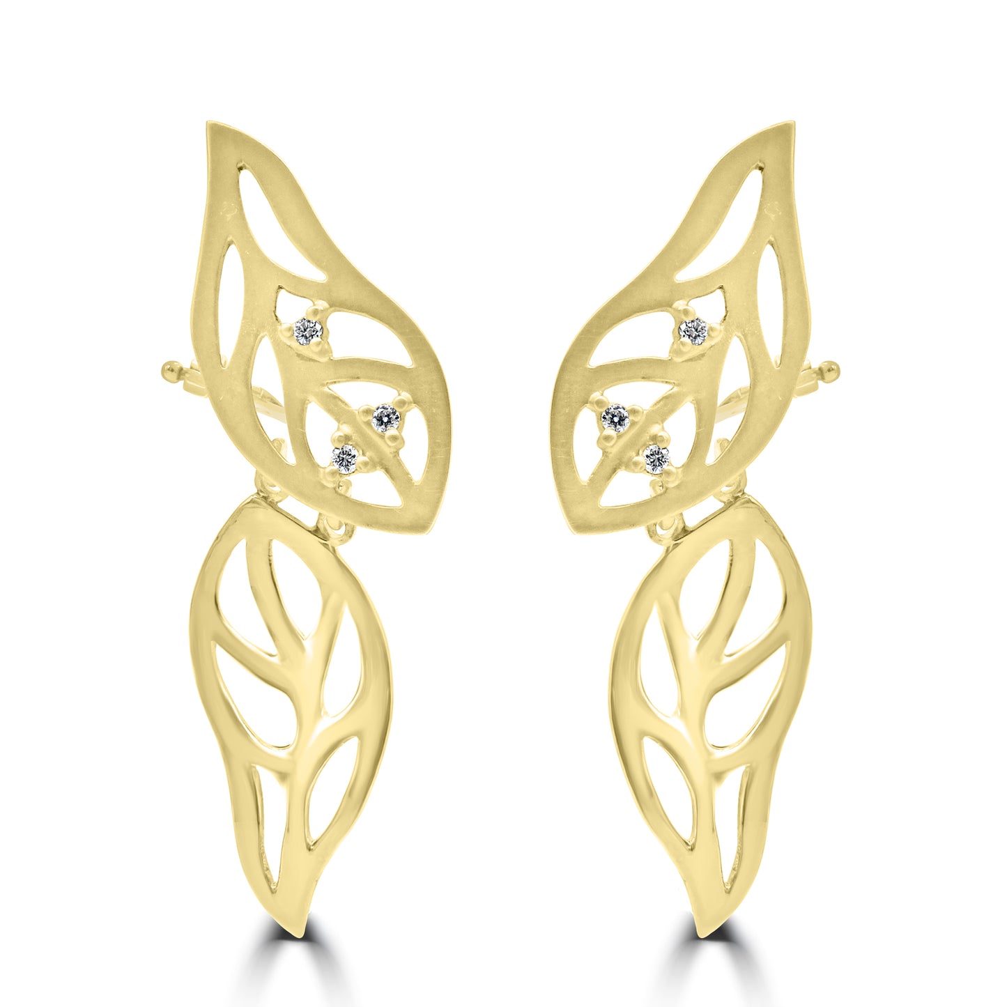 18k Yellow Gold Earrings