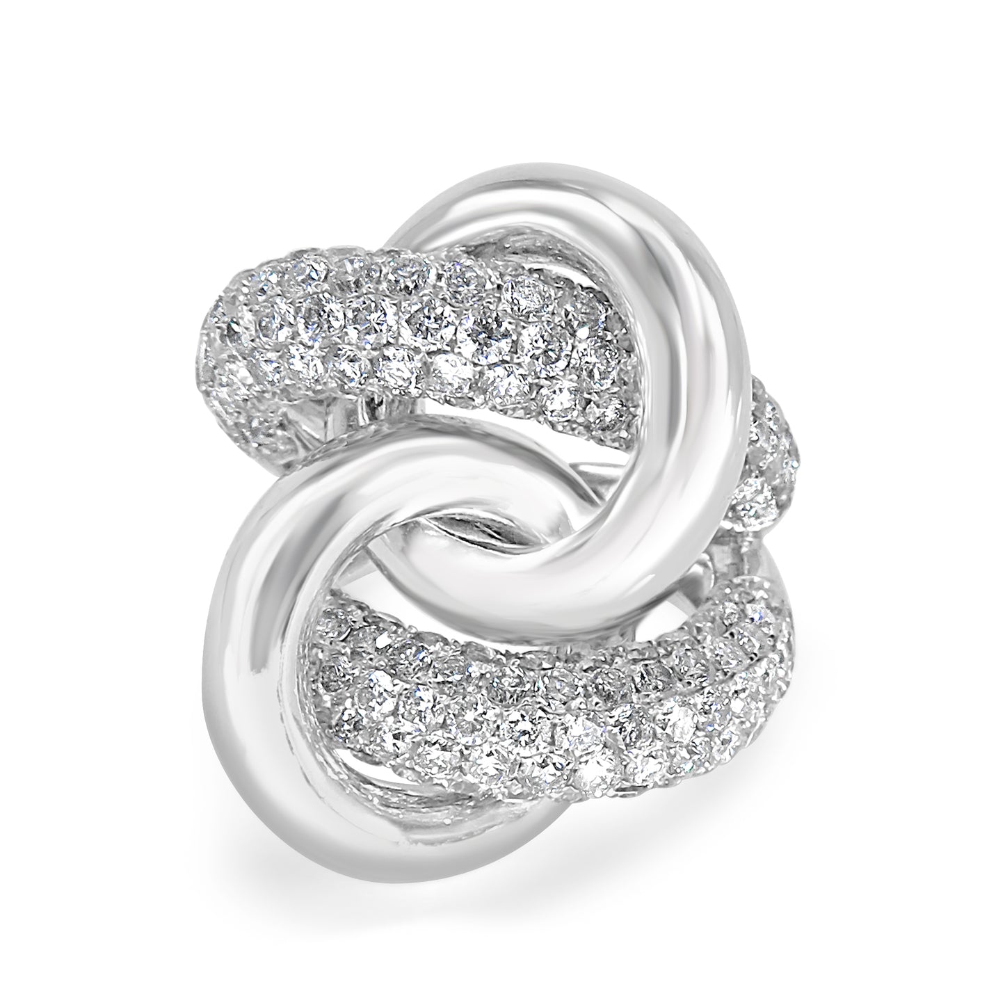 Diamond Love Knot Ring