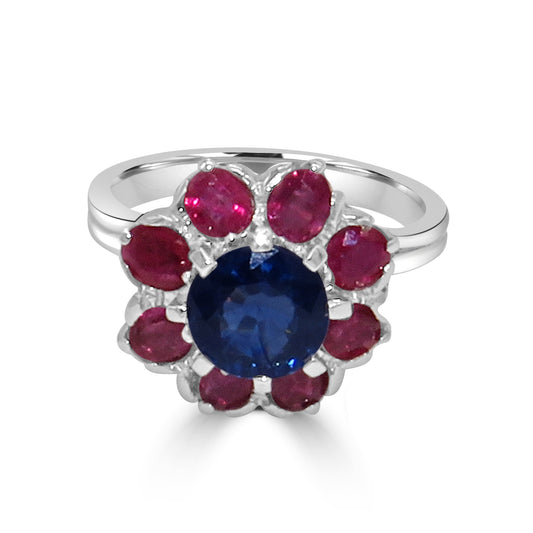 Ruby and Sapphire Ring