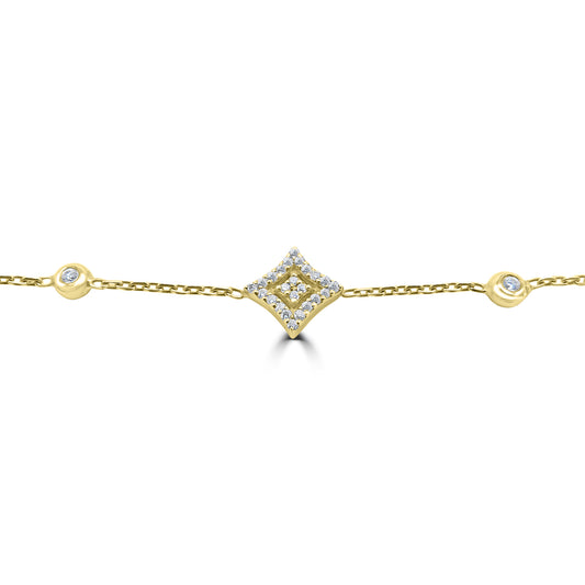 Gold and Diamond Bracelet