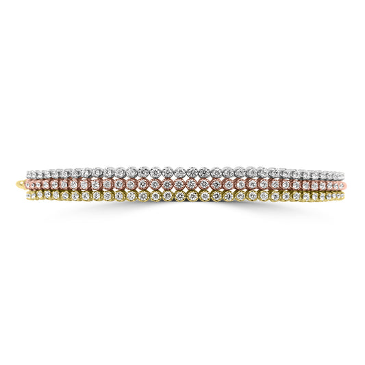 Tricolour Diamond Bracelet