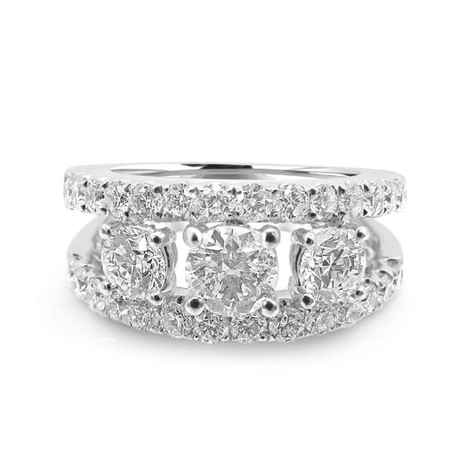 Diamond Trilogy Ring