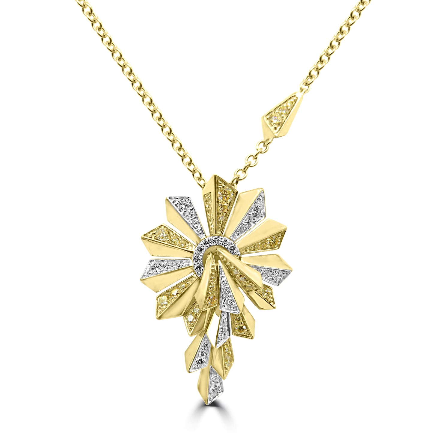 Gold and Diamond Necklace from Music Series